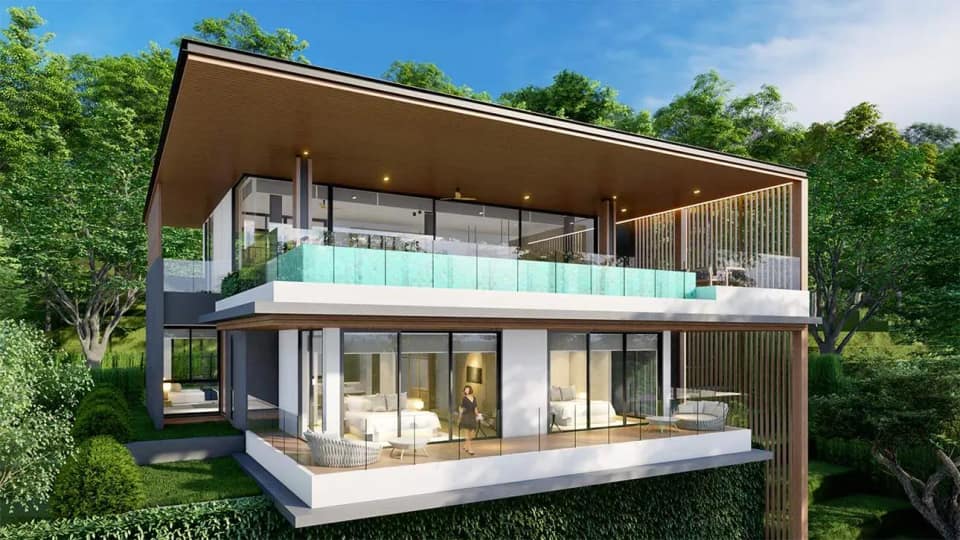 La Vista Villas — Panoramic terrace pool of a villa