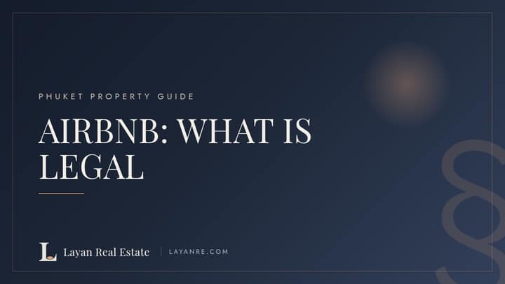 Airbnb in Phuket — what is legal under the Hotel Act, branded guide cover