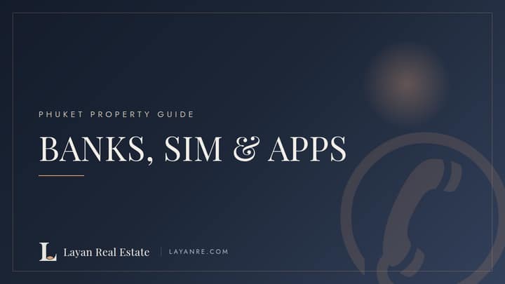 Banks, SIM cards and apps in Phuket — branded guide cover