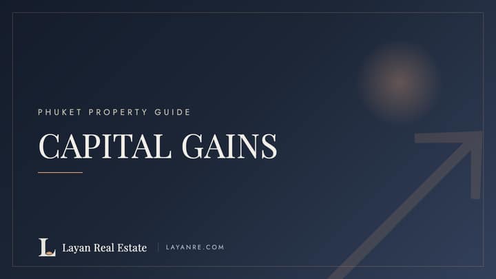 Capital gains tax in Thailand — branded guide cover