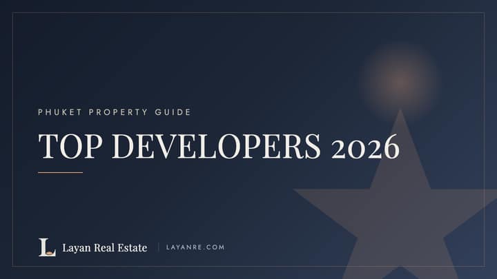 Top Phuket developers 2026 — branded ranking cover