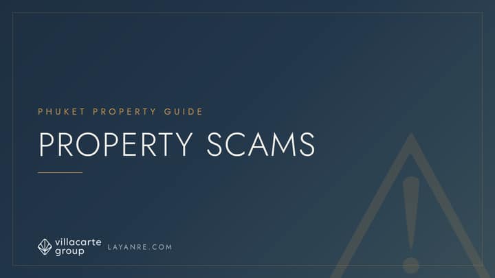 Property scams in Thailand — branded guide cover