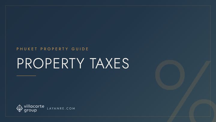 Property taxes in Thailand — branded guide cover