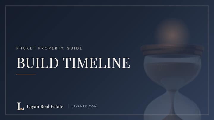Construction build timeline in Thailand — branded guide cover