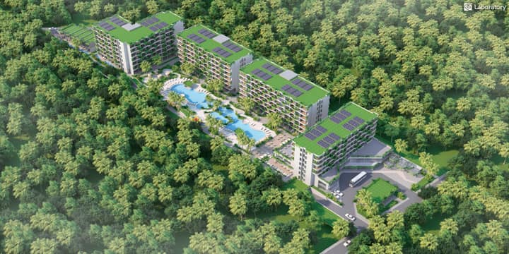Layan Green Park — aerial view of phase 2