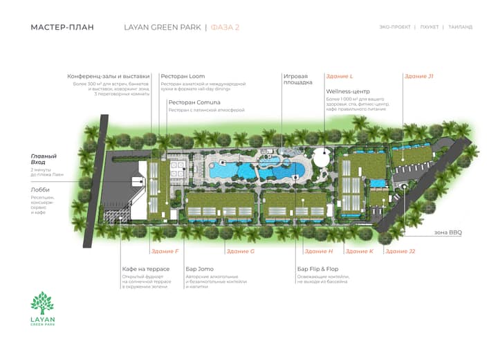 Layan Green Park phase 2 master plan