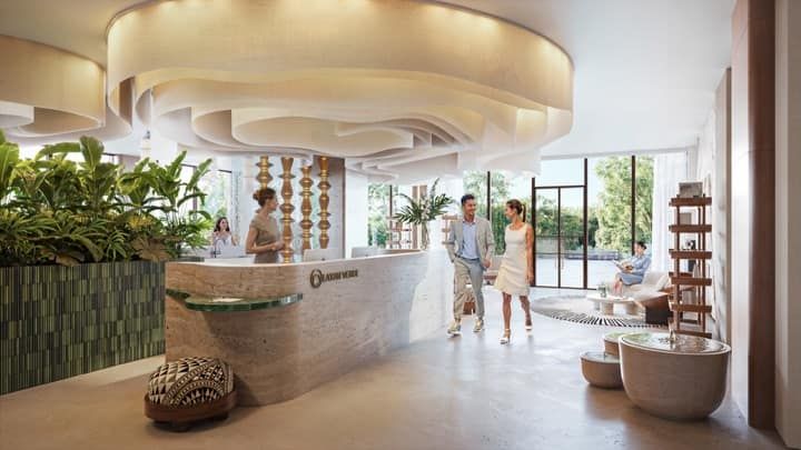 Layan Verde lobby and reception