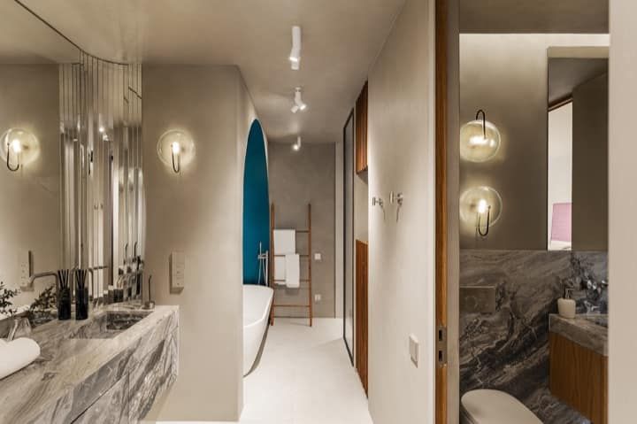 Bathroom of a Layan Verde residence